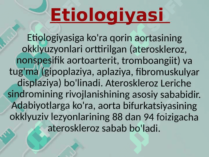 Lerish sindromi ppt 7