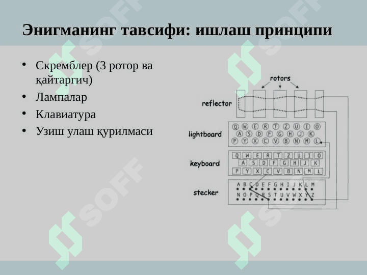 Криптографик тизимларнинг таснифланиши. Классик криптотизимлар 5