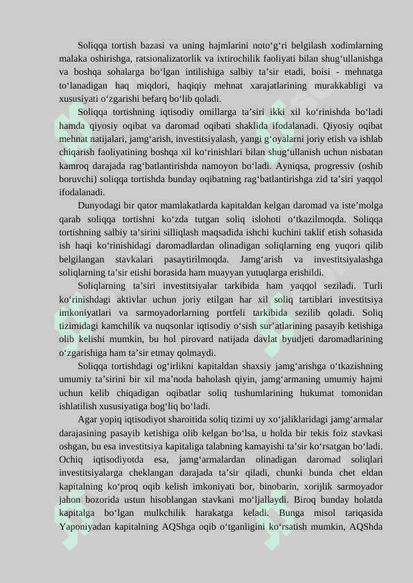 Soliqqa tortish tamoyillari 3