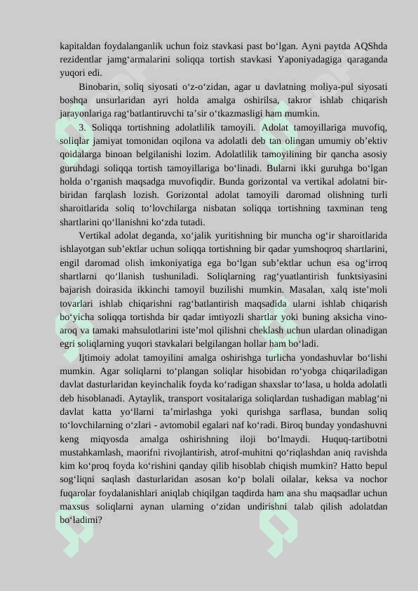 Soliqqa tortish tamoyillari 4