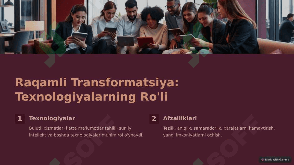 Korxonalar Boshqaruvini Raqamli Texnologiyalar Yordamida Yangilash 3
