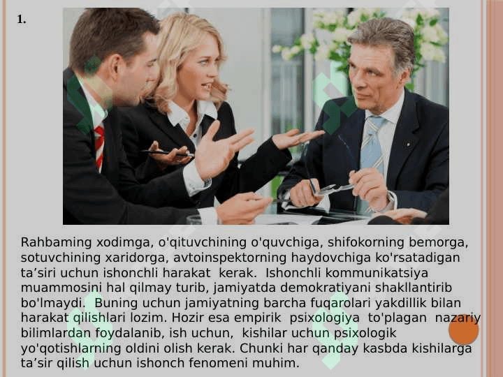 Rasmiy uchrashuvlarga psixologik tayyorgarlik 3