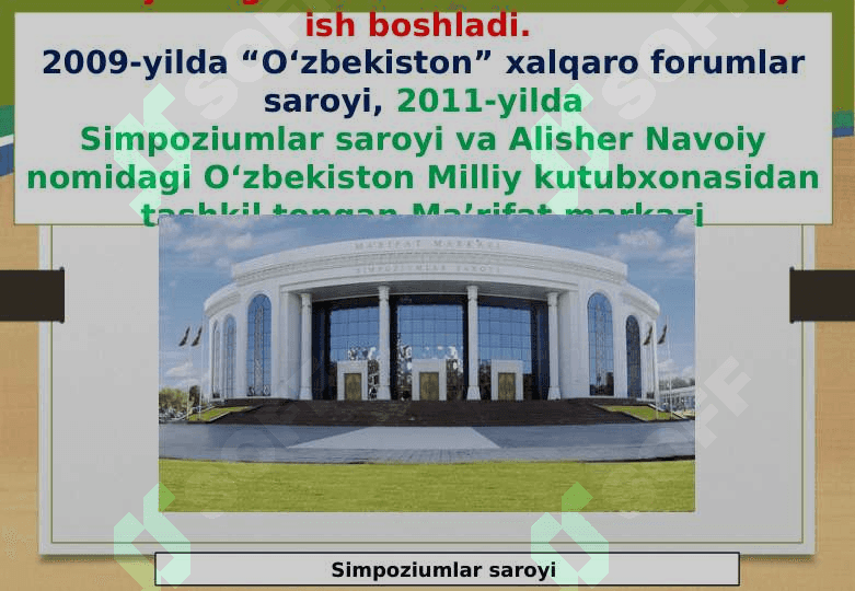 Mustaqillik yillarida O‘zbekiston madaniyati va san’ati. 4