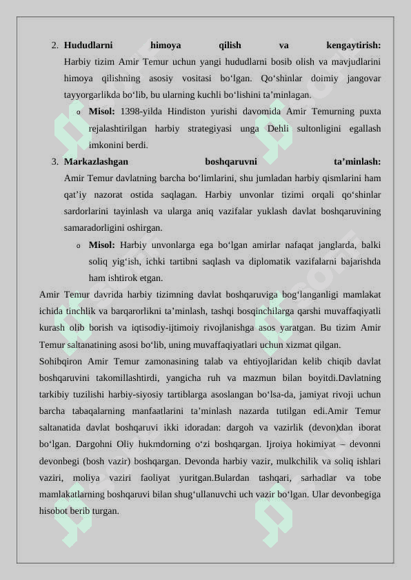 Amir Temur davrida harbiy unvonlar 25 3