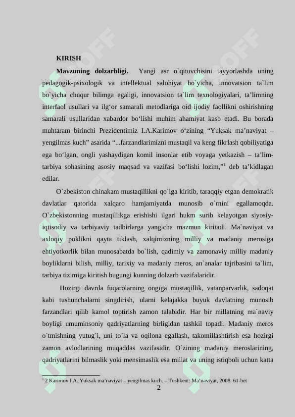 BOSHLANG`ICH SINFLARDA O`QUVCHILARNI IJODIY FIKRLASHGA O`RGATISH 2