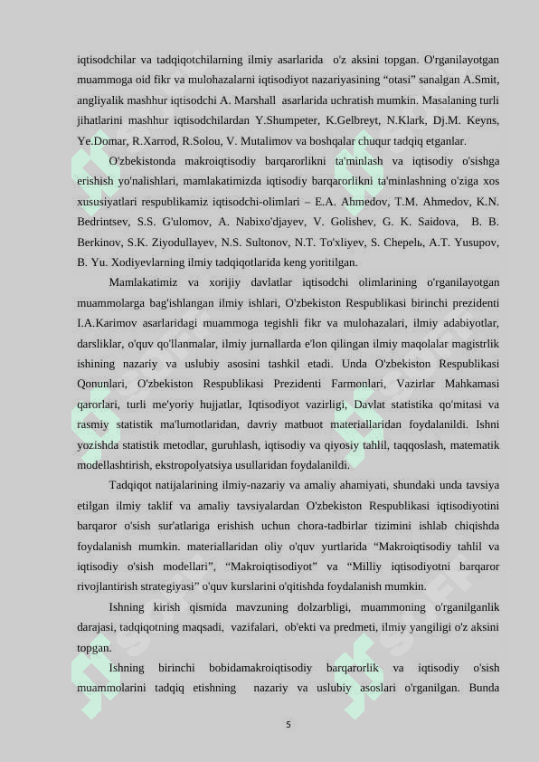 Makroiqtisodiy nisbatlar va uning tasir etuvchi omillar 4