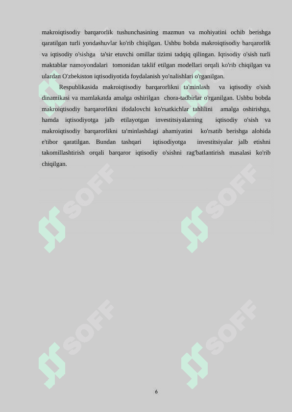 Makroiqtisodiy nisbatlar va uning tasir etuvchi omillar 5