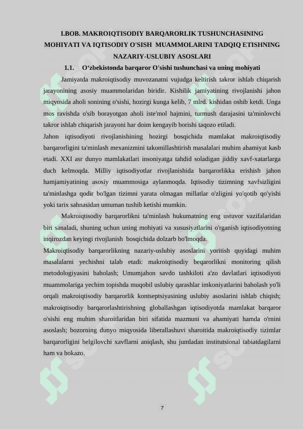 Makroiqtisodiy nisbatlar va uning tasir etuvchi omillar 6