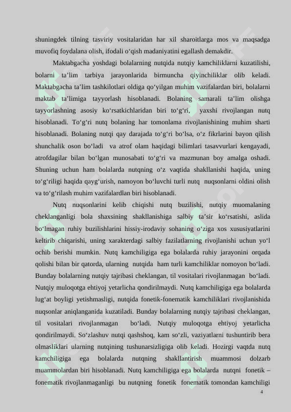 Fonetik fonematik nutq kamchiligiga ega bo‘lgan bolalarni savodga o‘rgatish 4