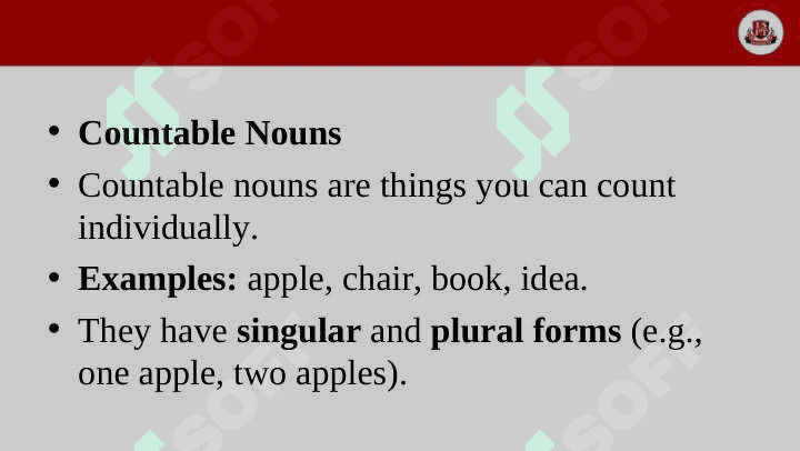 There is/are construction. Countable and uncountable nouns. Quantity expressions 2
