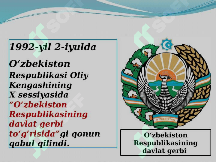 О‘ZBEKISTON TANLAGAN MUSTAQIL RIVOJLANISH YО‘LI VA UNING AHAMIYATI 6