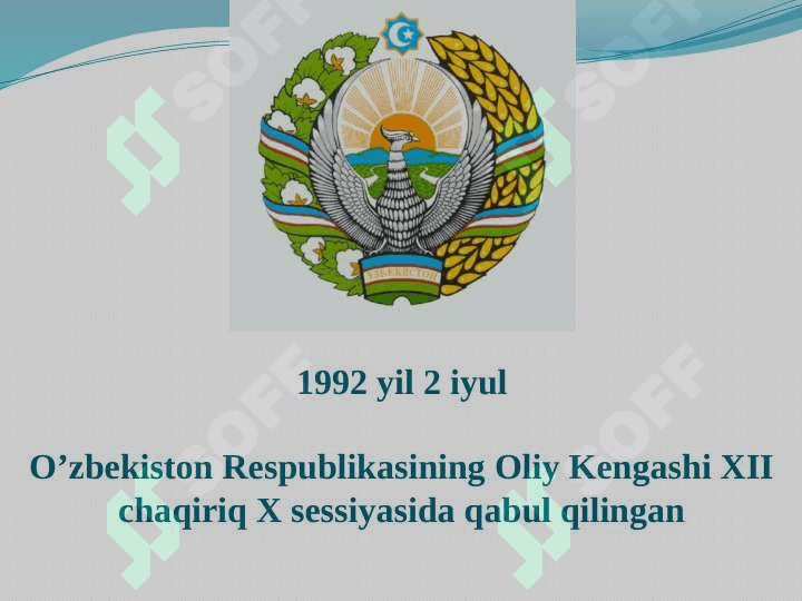 О‘ZBEKISTON TANLAGAN MUSTAQIL RIVOJLANISH YО‘LI VA UNING AHAMIYATI 7