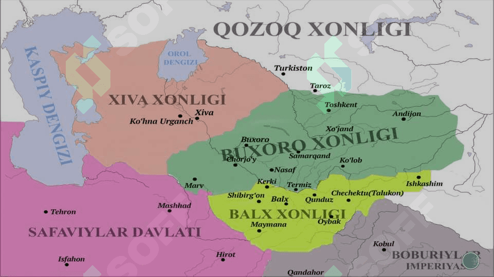 XVII asr ikkinchi yarmi - XIX asr o‘rtalarida Xiva xonligi 4