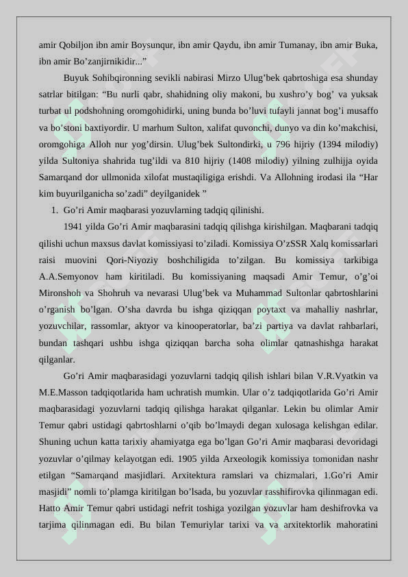 Temuriylar davri epigrafikasi 4