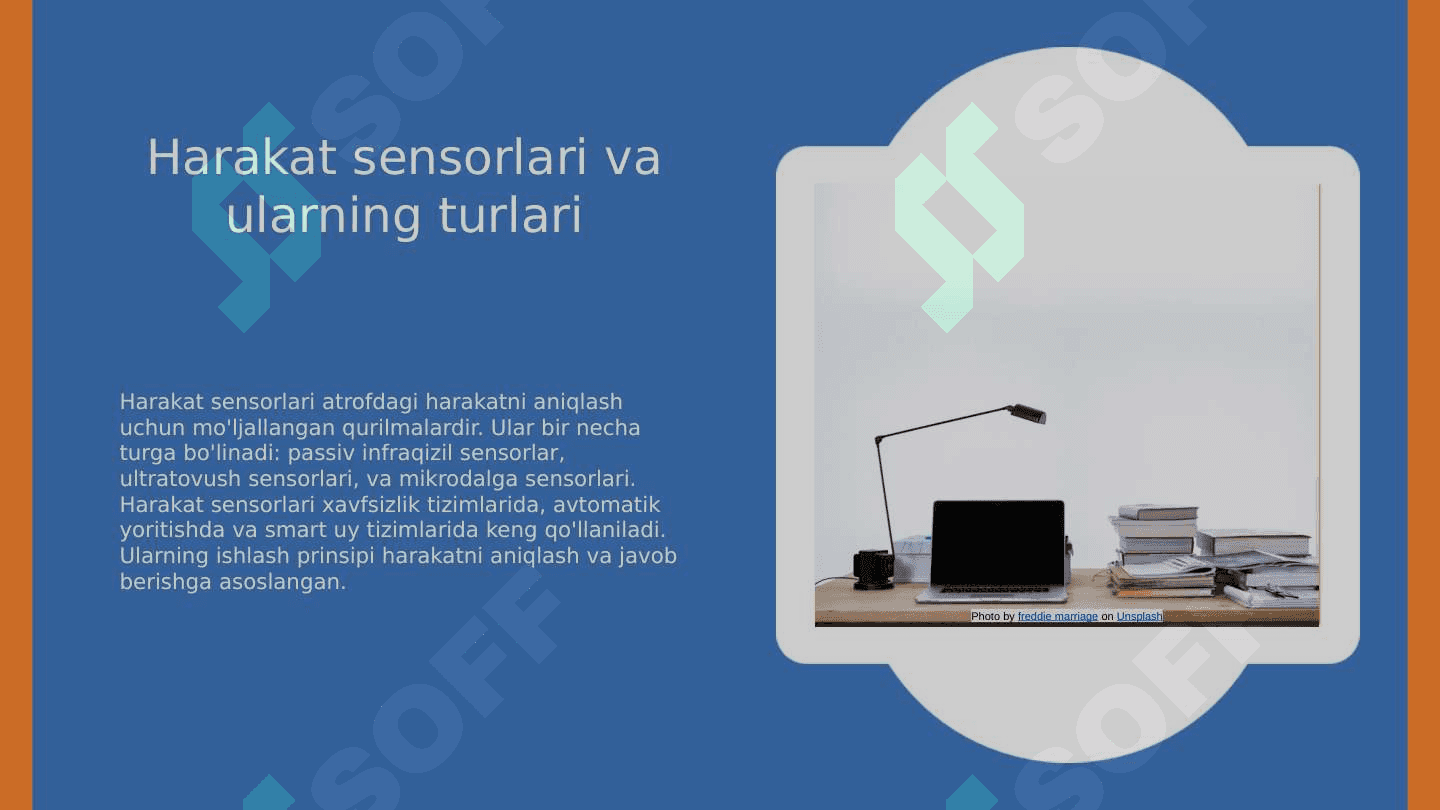 Sensorlar. Harakat va bosim sensorlari Namlik, Harorat va yorug'lik sensorlari. Elektron xavsizlik tushumchasi 3