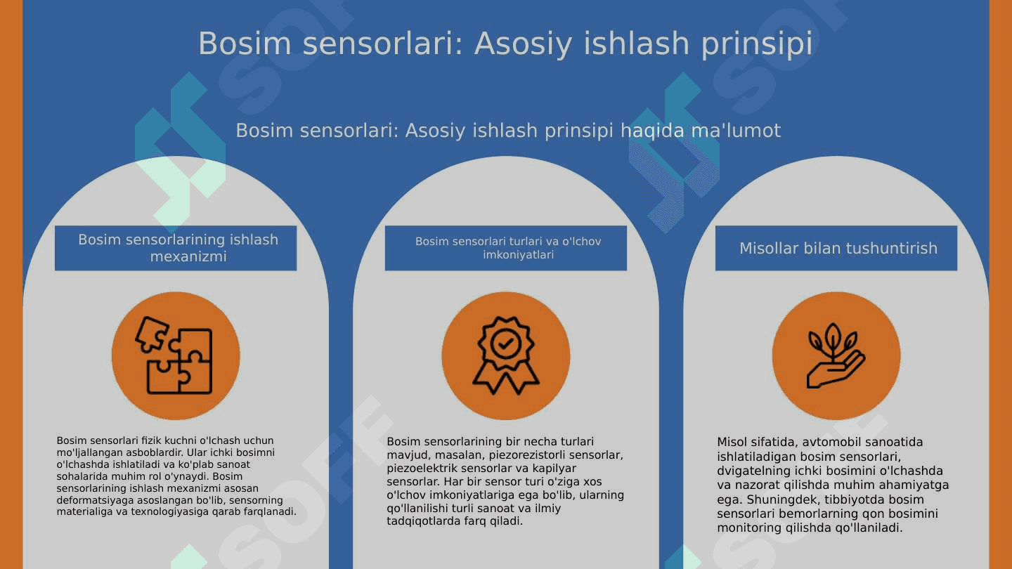 Sensorlar. Harakat va bosim sensorlari Namlik, Harorat va yorug'lik sensorlari. Elektron xavsizlik tushumchasi 4