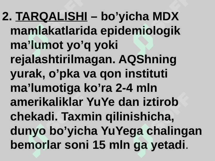 Yurunkali yurak yetishmovchiligi ppt 3