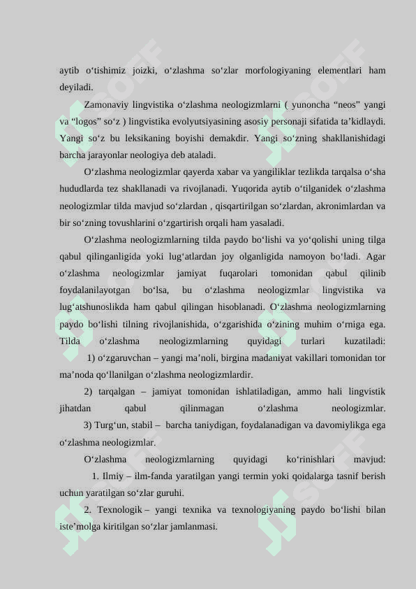 Nutqda o‘zlashma so‘zlarning ma’noviy siljishlari 8