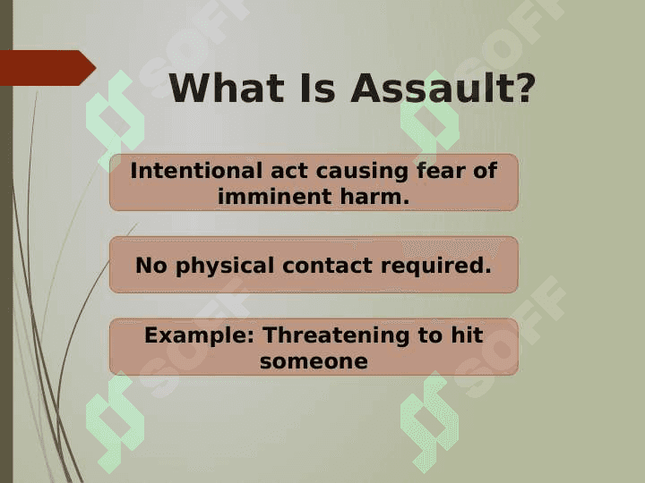 Intentional Torts: Assault and Battery 3