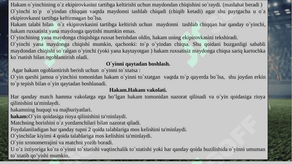 Hakam va hakamlarlarning vazifalari va huquq va majburiyatlari 4