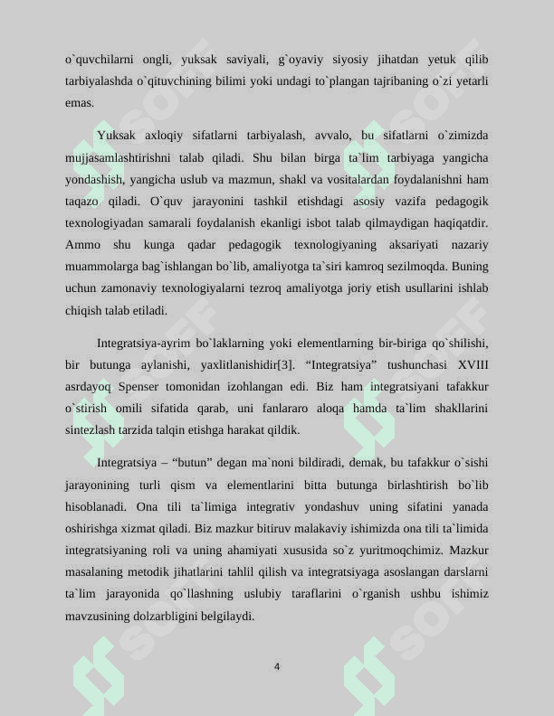 Ona tili o`qitishda integrativ yondashuv 4