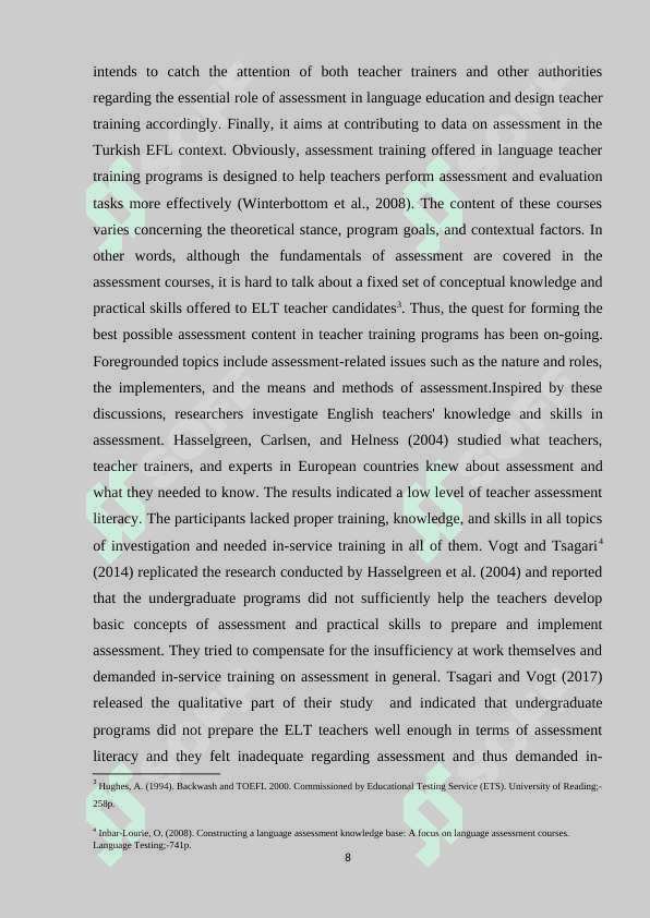 Language testing and assessment in elt 8