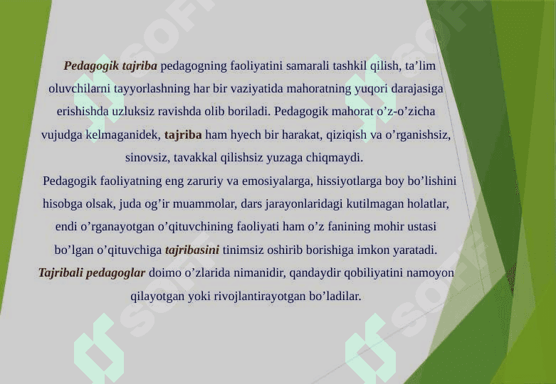 O’qituvchilarning ilg’or pedagogik tajribalarini to’plash va amaliyotda qo’llash 3