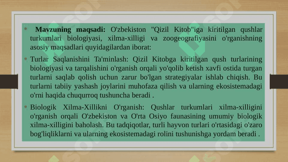 O'zb.Res.Qizil kitobiga kiritilgan Qushlar 4