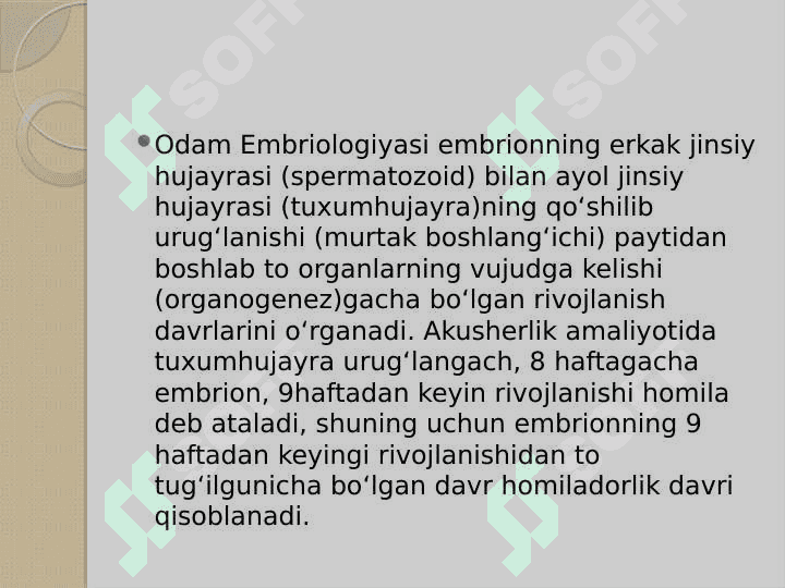 Embrion  hujayralarining  differensatsiyallanish xossalari 6