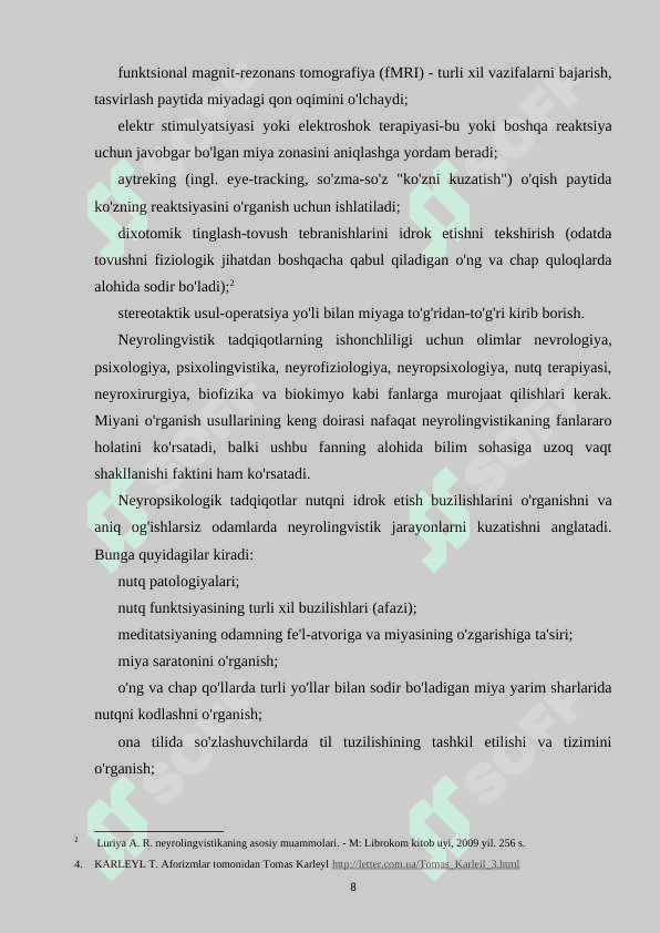 NEYROLINGVISTIKA HAQIDA kurs ishi 1