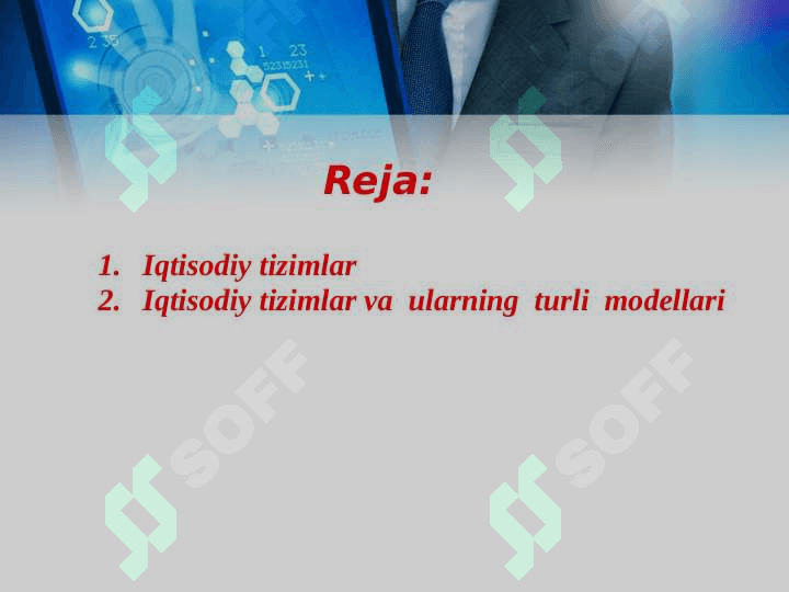 Iqtisodiy mexanizm va tizimlar 2