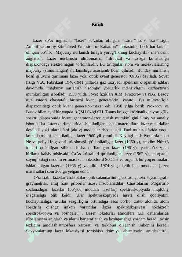 Lazer nurlarining tibbiyotda qо‘llanilishini о‘rganish 3