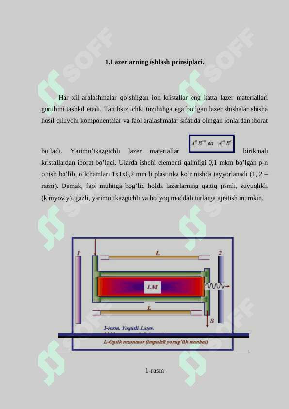 Lazer nurlarining tibbiyotda qо‘llanilishini о‘rganish 5