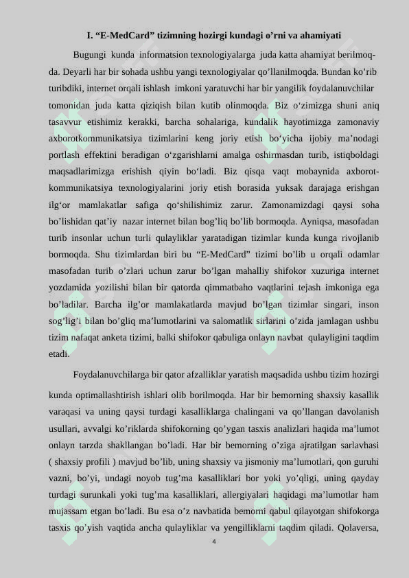 Onlayn Poliklinika. Shifokor qabuliga onlayn yozilish tizimi 4