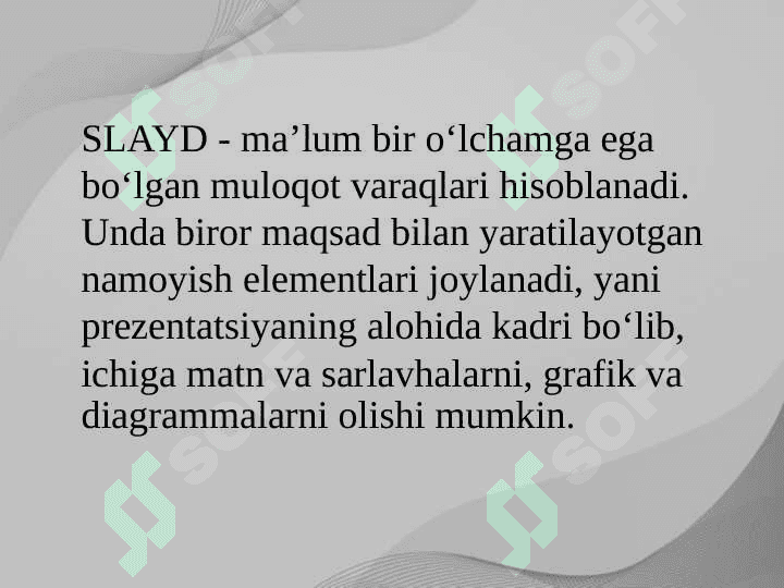 Power point dasturi yordamida darslarga ko'rgazmali qurollar tayorlashni o'rgatish. 4