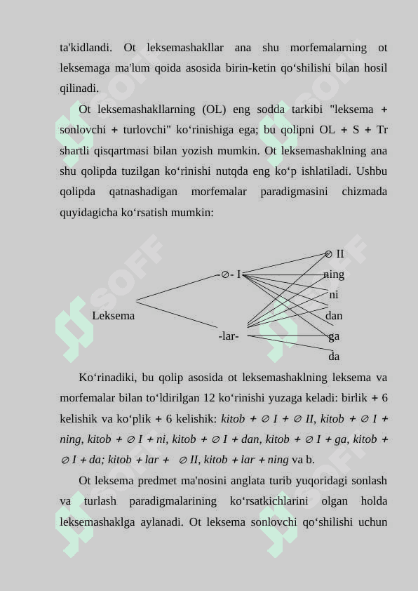 Leksemaning shakli va ma'no tuzulishi. Leksika va so'z 4