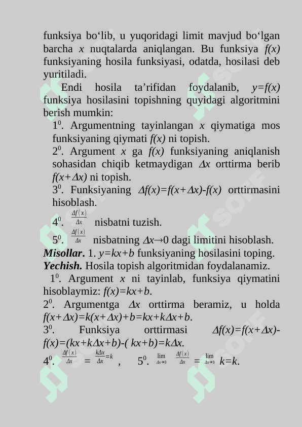 Parametrik tenglama bilan berilgan chiziq urinmasi va normali tenglamalari 3
