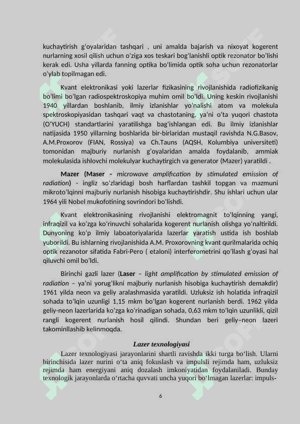 QATTIQ JISM LAZERLAR kurs ishi doc 6