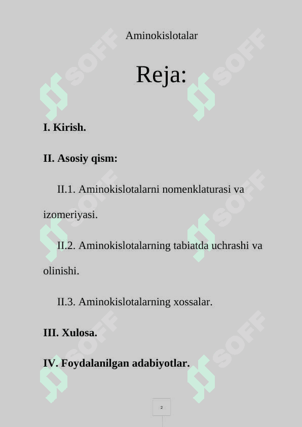 Aminokislotalar 2