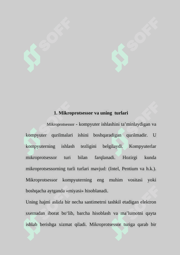 Mikroprotsessorlar (MP), ishlash   prinsipi, sxemasi, qo’llanishi 4