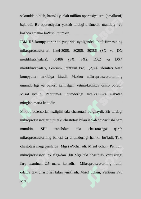 Mikroprotsessorlar (MP), ishlash   prinsipi, sxemasi, qo’llanishi 5
