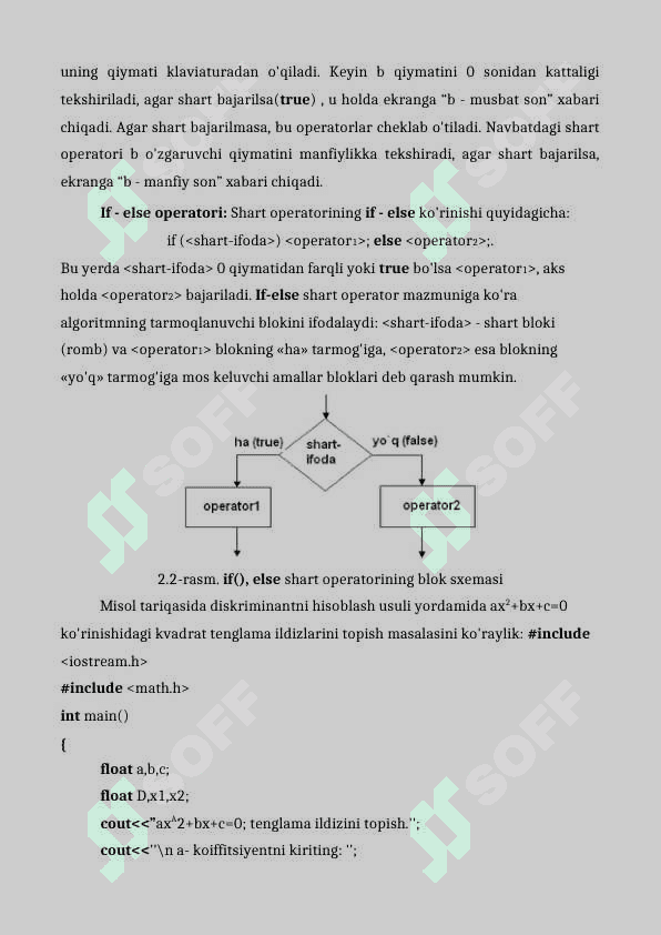 Tarmoqlanish va uzilishlarni tashkil etish operatorlari File 3