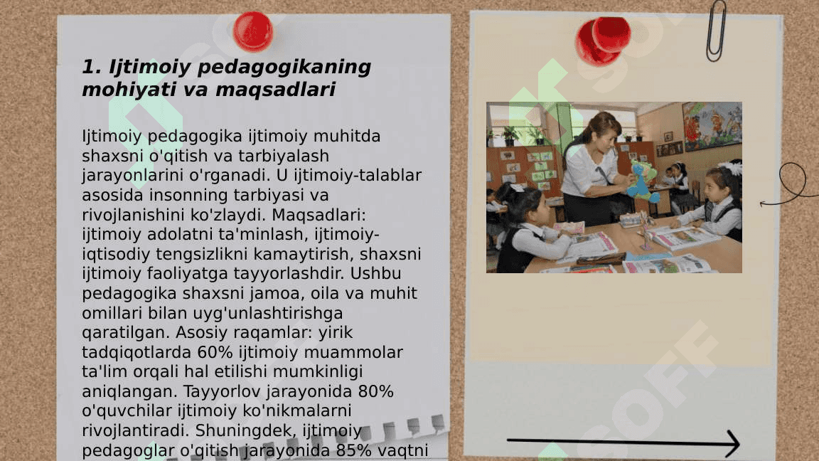 Ijtimoiy pedagogika fanining joriy etilishi 2
