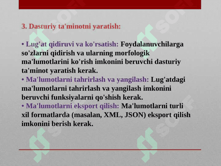 O‘zbek tilining morfologik lug‘atini shakllantirish 7