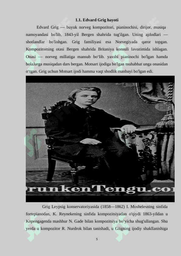 Edvard Grig "Per Gyunt" syuitasidagi qahramonlarning mavzulari 5