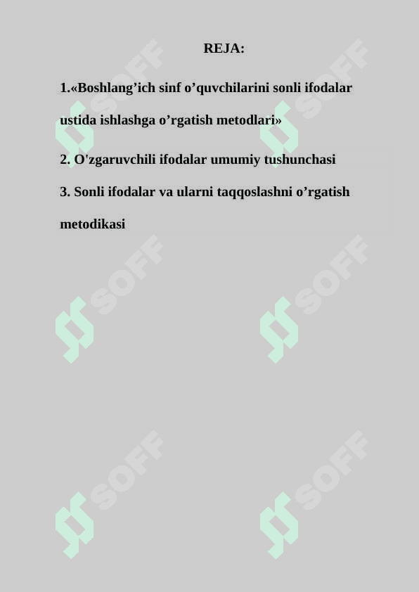 Sonli ifodlar va ularni hisoblash 2