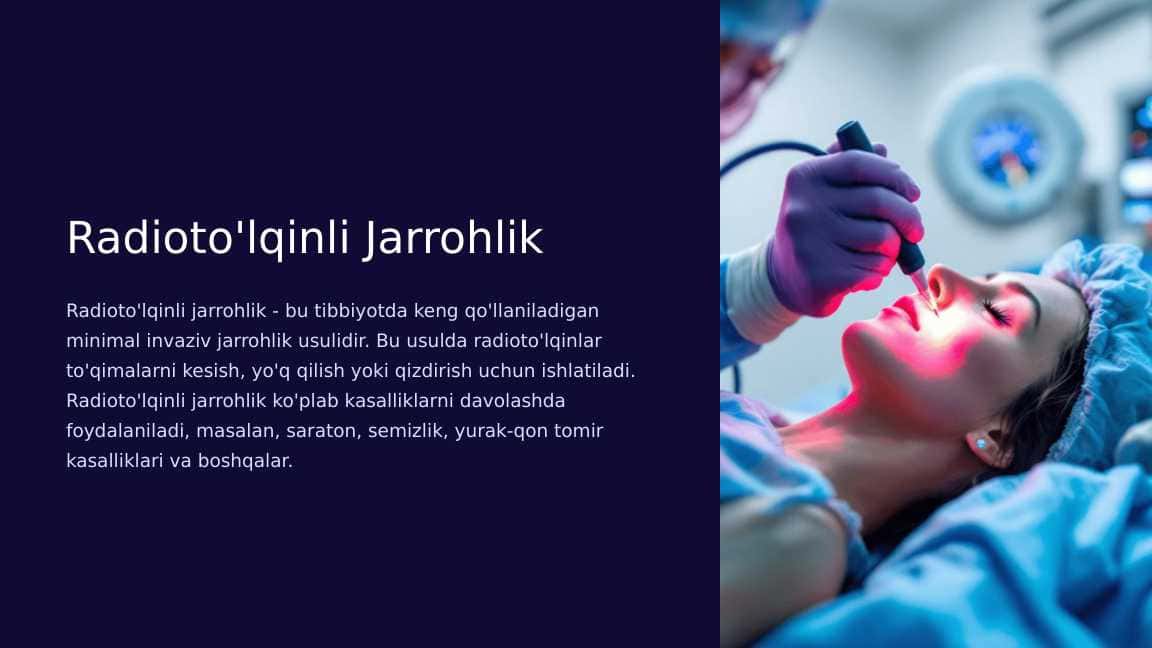 Radioto'lqinli jarrohlik