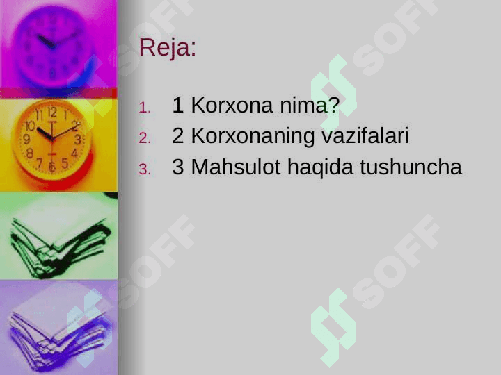 Korxona va mahsulot tavsifi 2