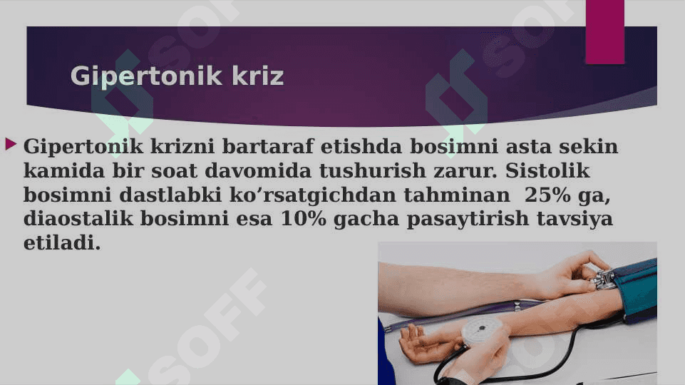 Gipertonik krizda ishlatiladigan dori vositalari 3