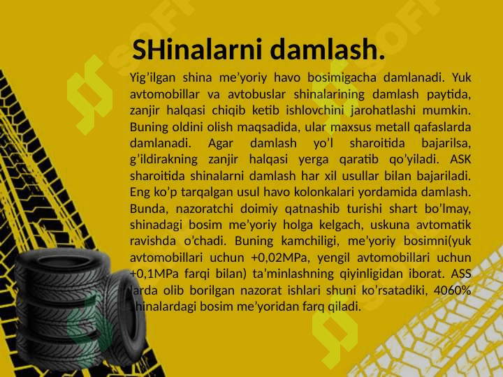 SHINALARNI YECHISH VA TA'MIRLASH JIHOZLARI 8